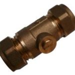 QQH brass isolating valve 15mm - heavy pattern
