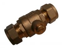 QQM brass isolation valve 15mm - full flow