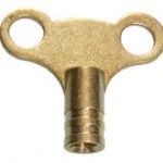 Radiator bleed key - clockwork pattern