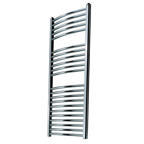 Towel warmer radiator - curved chrome