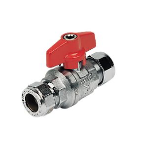 T-bar valve red and blue handles