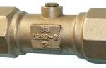 VCDF DZR brass double check valve FxF