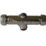 VCDS chrome plated double check valve with isolation valve 15mm