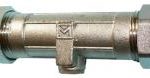 VCDX chrome plated double check valve