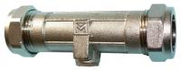 VCDX chrome plated double check valve