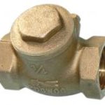 VCH brass horizontal swing check valve FxF