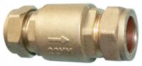 VCM brass full flow spring check valve