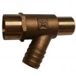 VDA DZR brass lockshield draw-off cock A-type 15mm