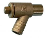 VDA brass draw-off cock A-type 15mm