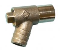VDB brass draw-off cock B-type 15mm