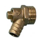 VDB brass draw-off cock B-type 1/2"