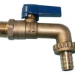 VHQ Quarter Master 1/4 turn DZR brass hose union bibcheck 1/2"