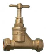 VSP brass stopcock for MDPE poly P x P