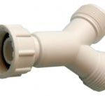 Washing machine Y-piece and washer