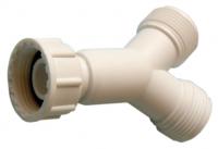 Washing machine Y-piece and washer