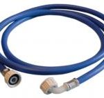 Washing machine hose blue