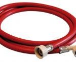 Washing machine hose red 1