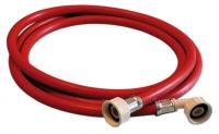 Washing machine hose red