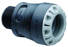 PLASS-ONE 1002 pushfit adaptor BSP male taper